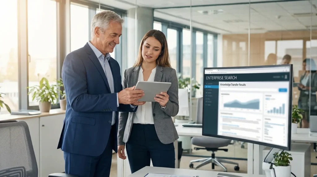 Wissenstransfer zwischen Generationen mit Unterstützung von Enterprise Search Lösungen